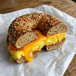 Egg and Cheese bagel