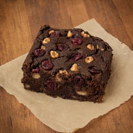 Walnut Cranberry Brownie