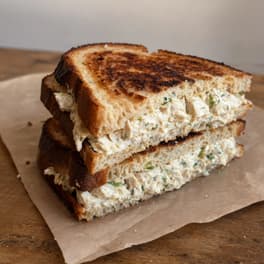 Chicken mayo toasted on sourdough